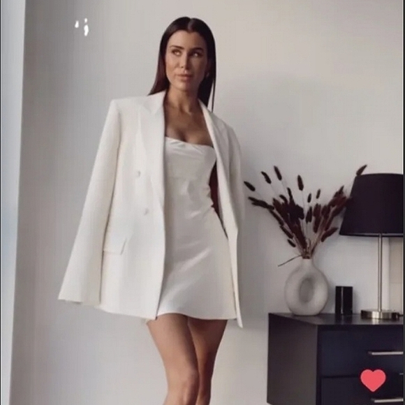 NWT Zara Balmain Style Double Breast Tailored Blazer Jacket - Picture 2 of 6